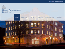 Tablet Screenshot of harrisdevelopmentgroup.com